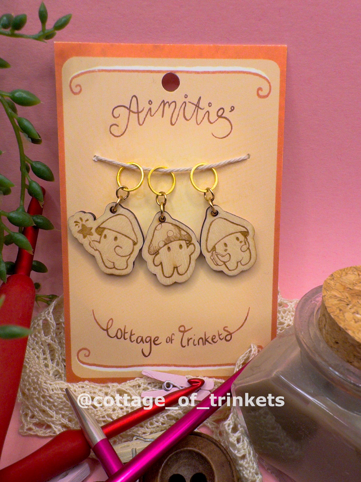 Stitch Markers | Mushies