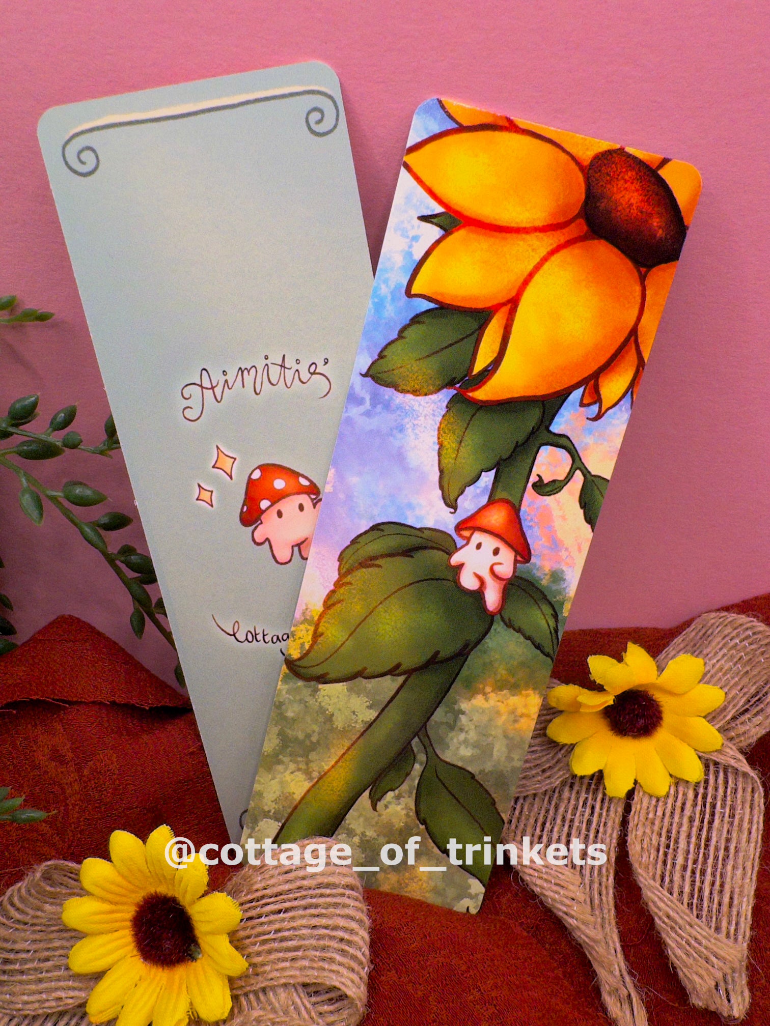 Bookmark | Sunflower Mushie