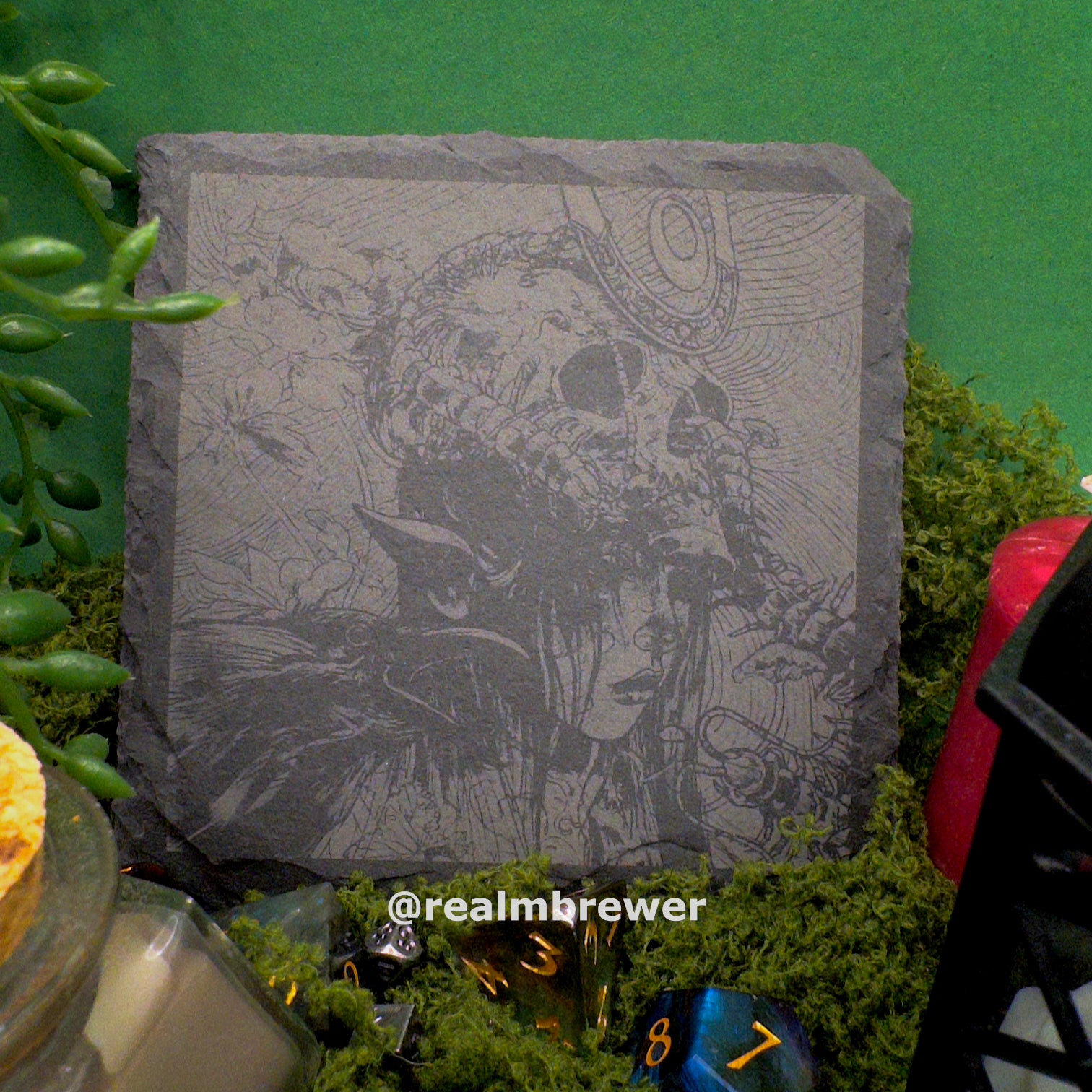 Stone Coaster | Death's Bride