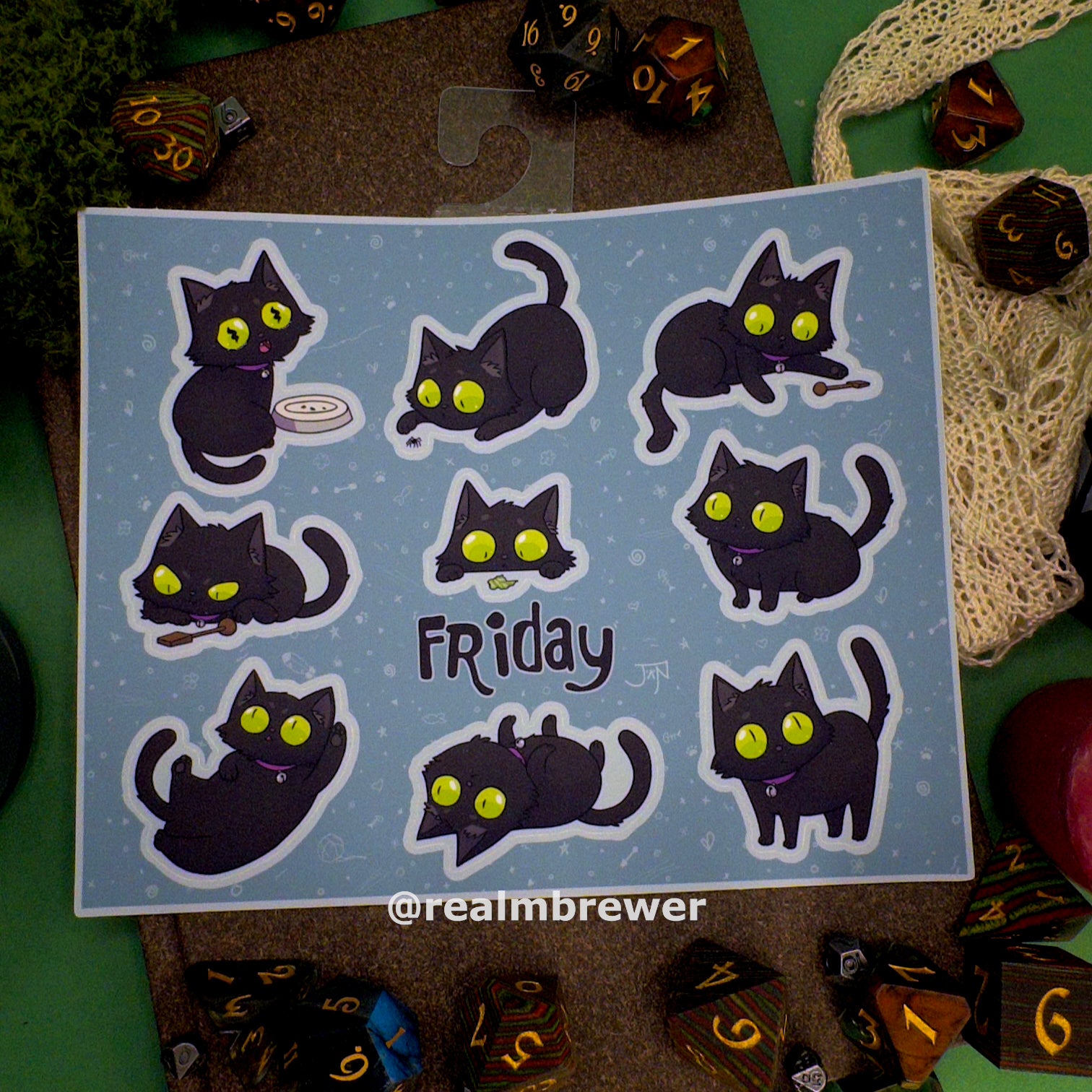 Sticker Sheet | Friday