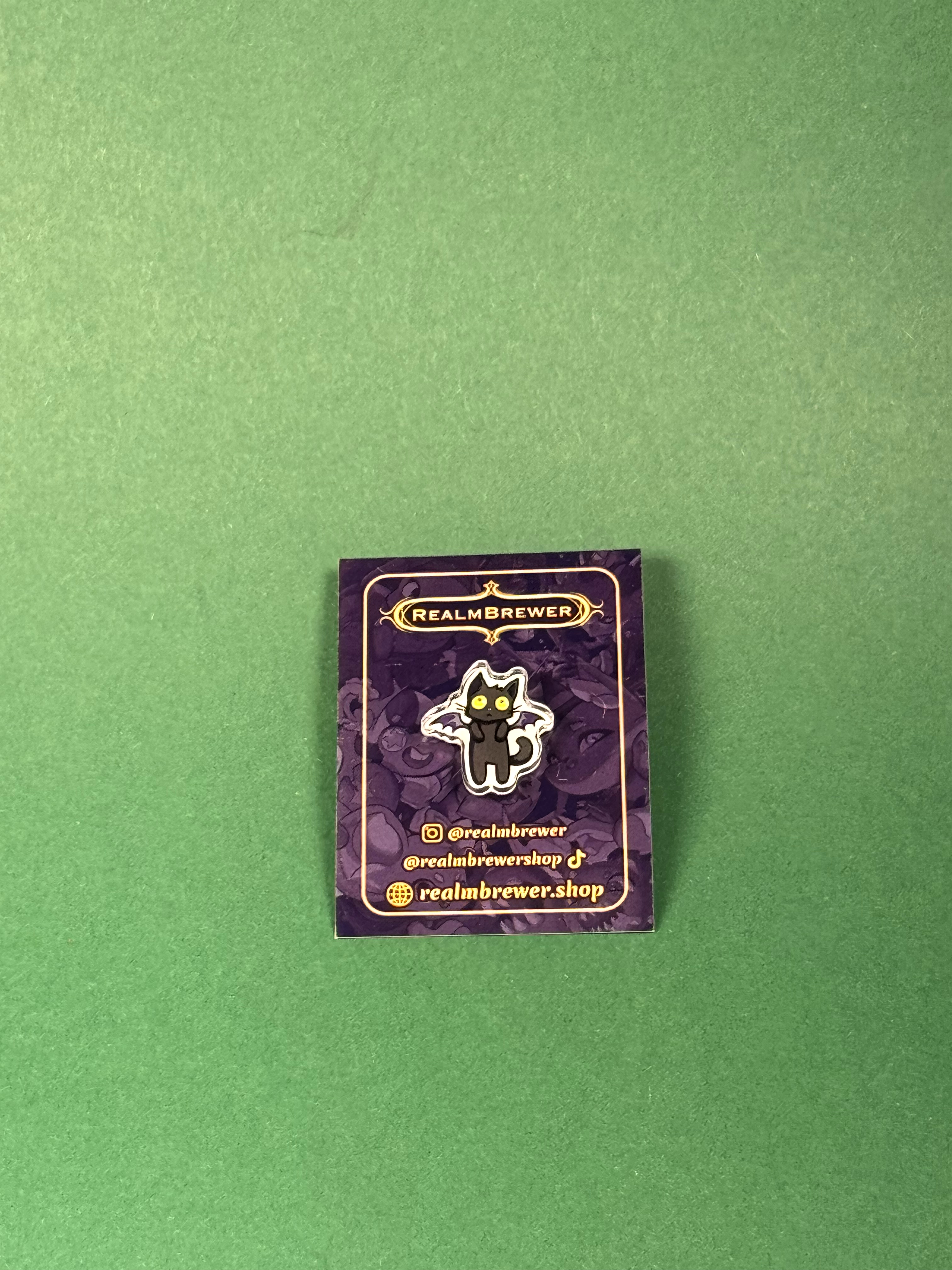 Acrylic Pin | Batcat