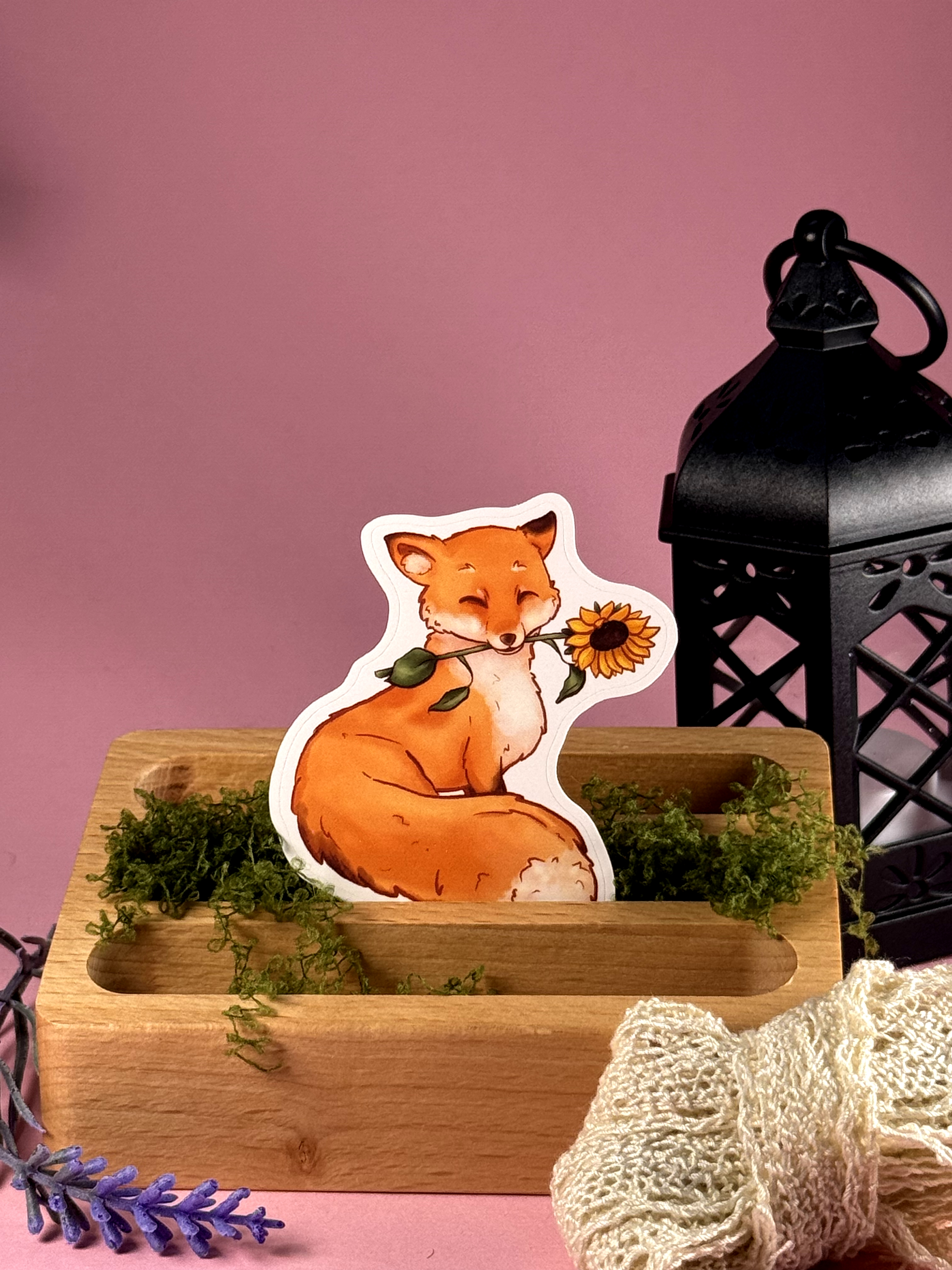Sticker | Sunflower Fox