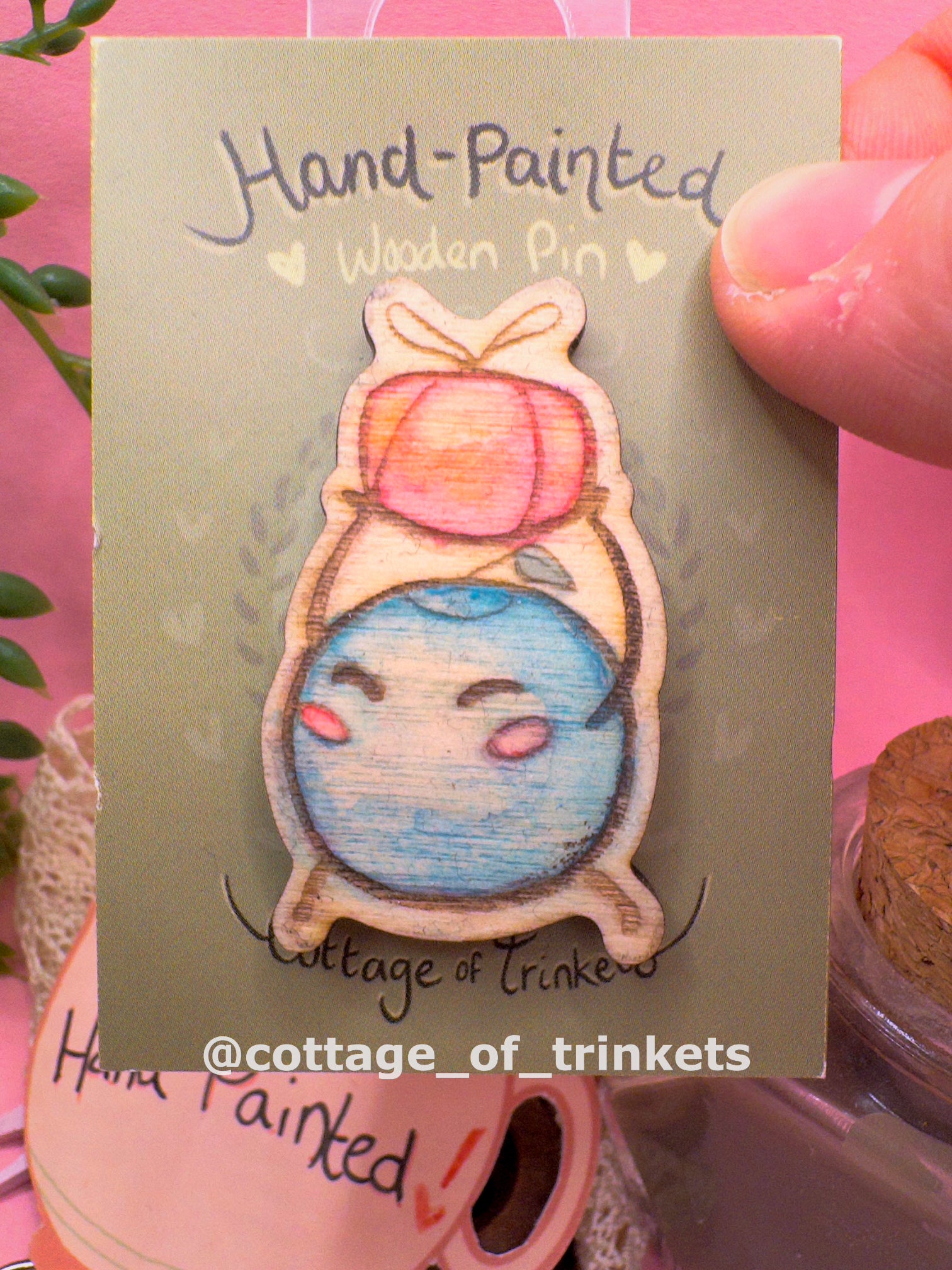 Handpainted Pin | Junimo Gift