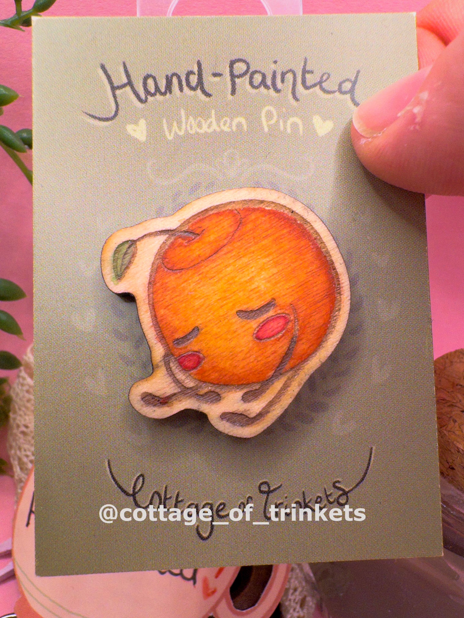 Handpainted Pin | Sleepy Junimo