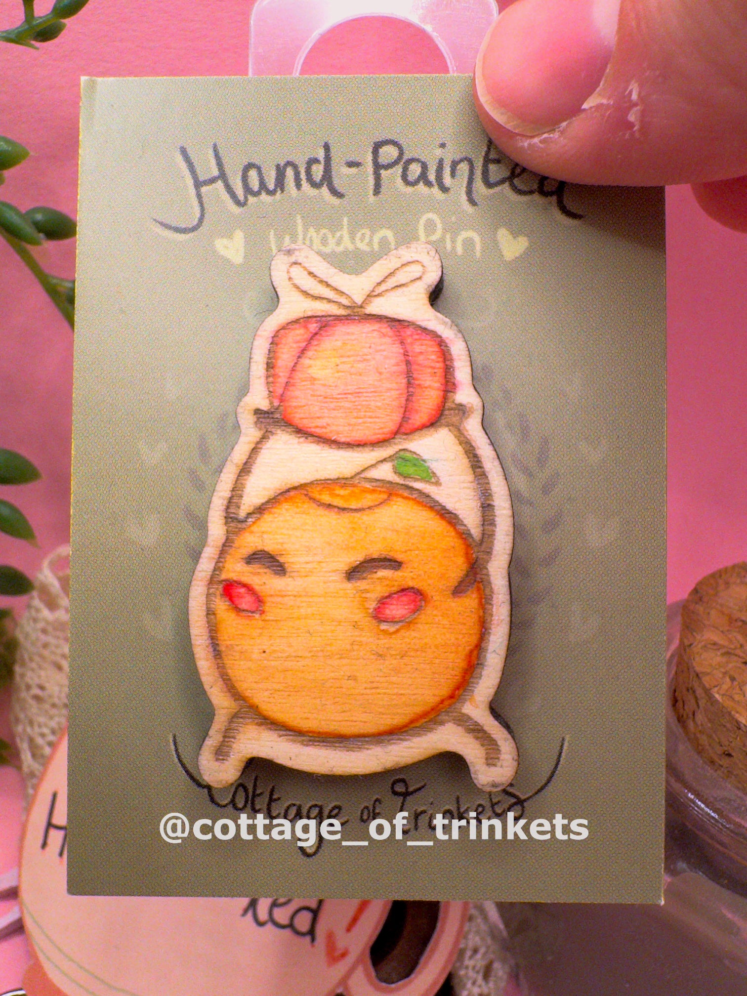 Handpainted Pin | Junimo Gift