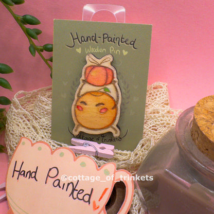 Handpainted Pin | Junimo Gift