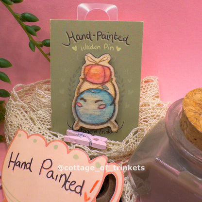Handpainted Pin | Junimo Gift