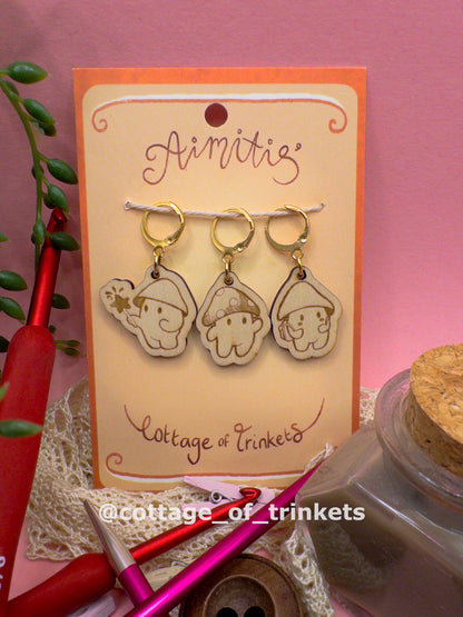 Stitch Markers | Mushies