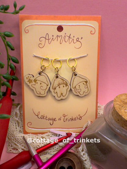 Stitch Markers | Mushies