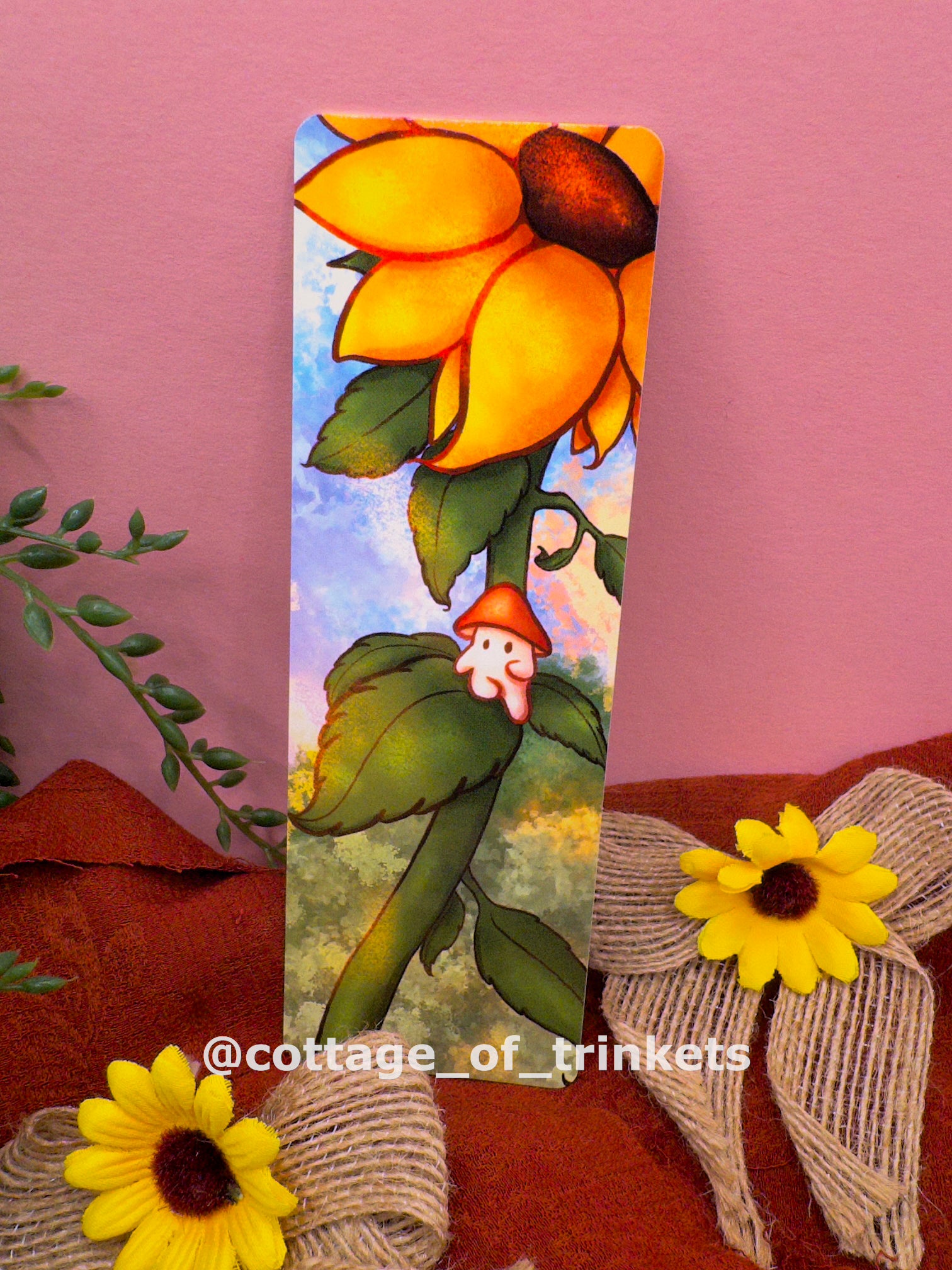 Bookmark | Sunflower Mushie