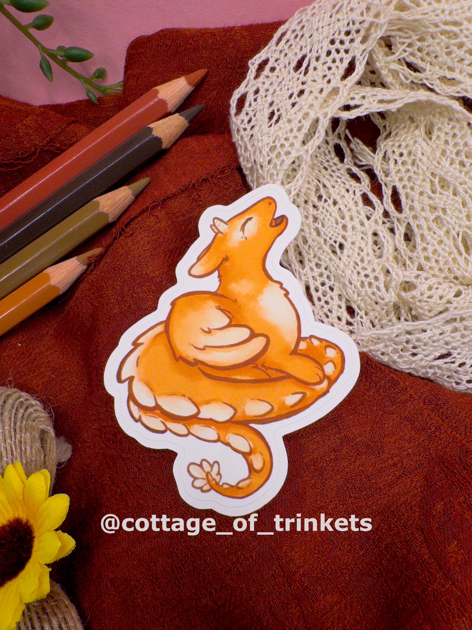 Sticker | Sleepy Tangerine