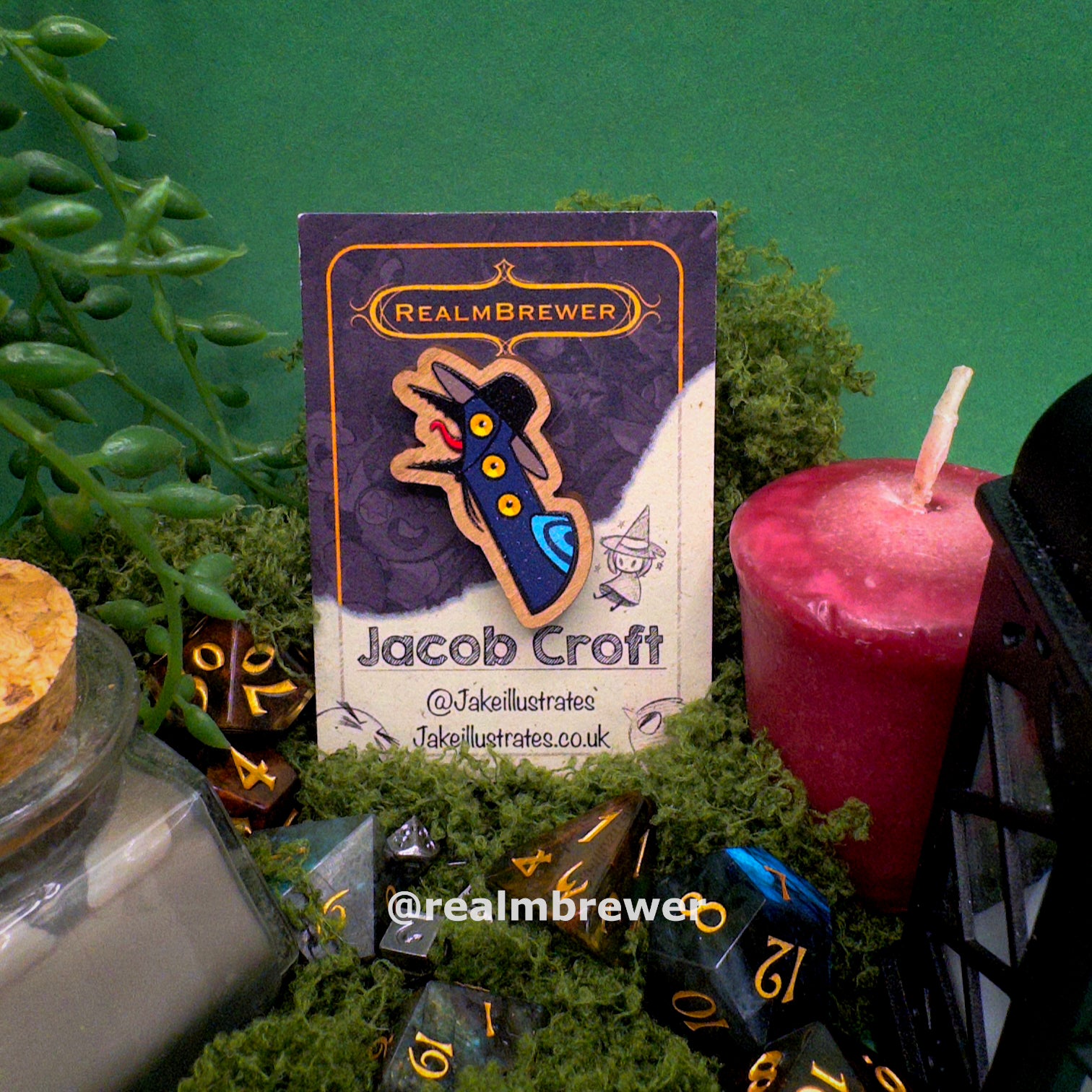 Wooden Pin | Sussie Yell