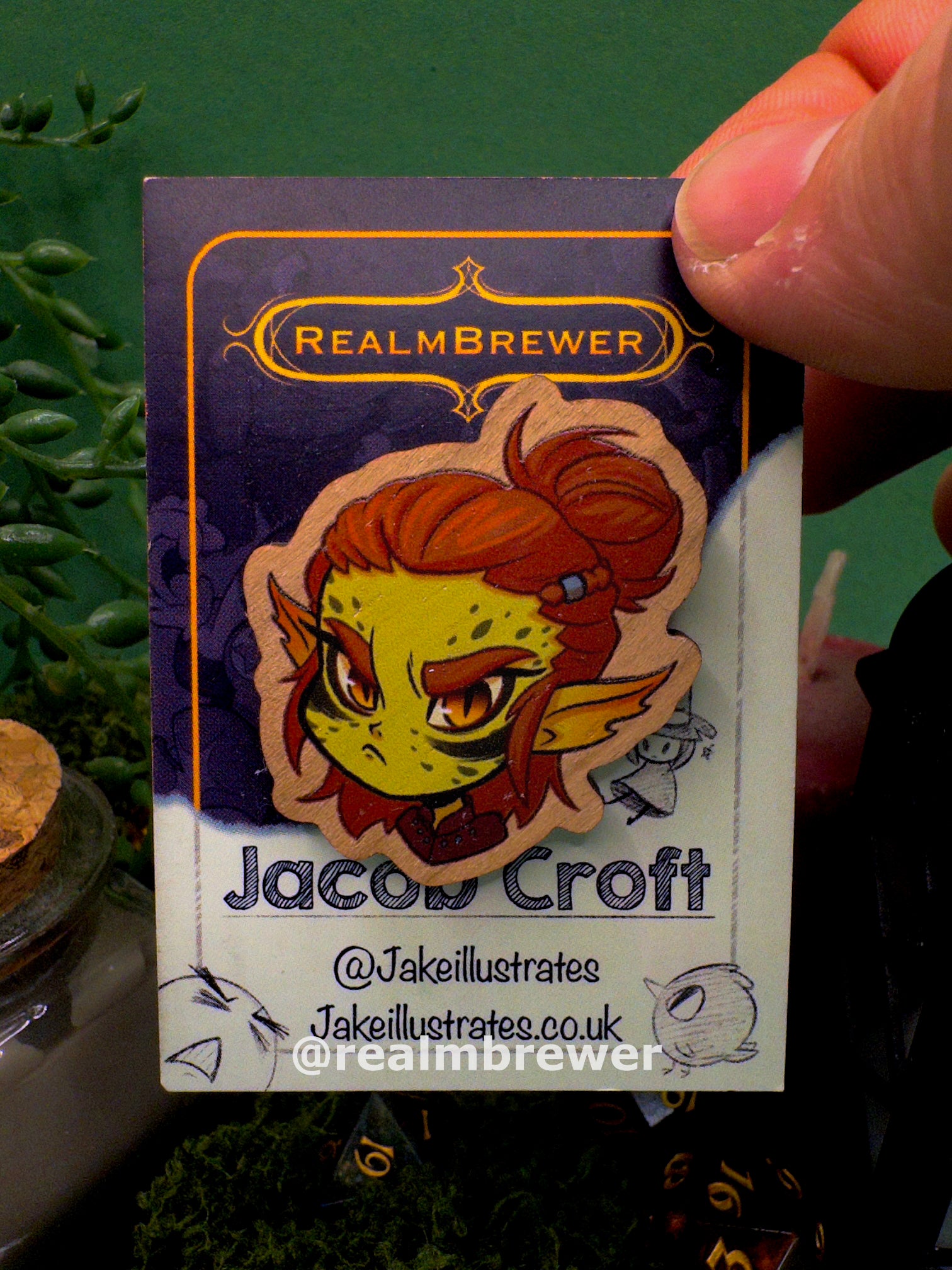 Wooden Pin | Lae'zel