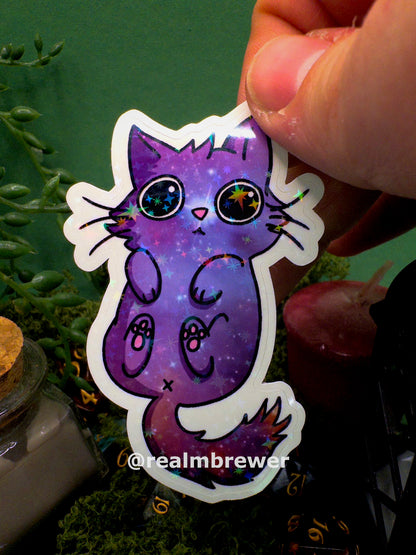 Effect Sticker | Galaxy Cat - Purple