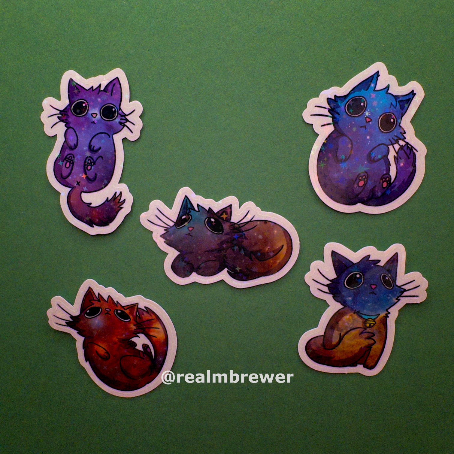 Sticker Pack | Mini Galaxy Cats