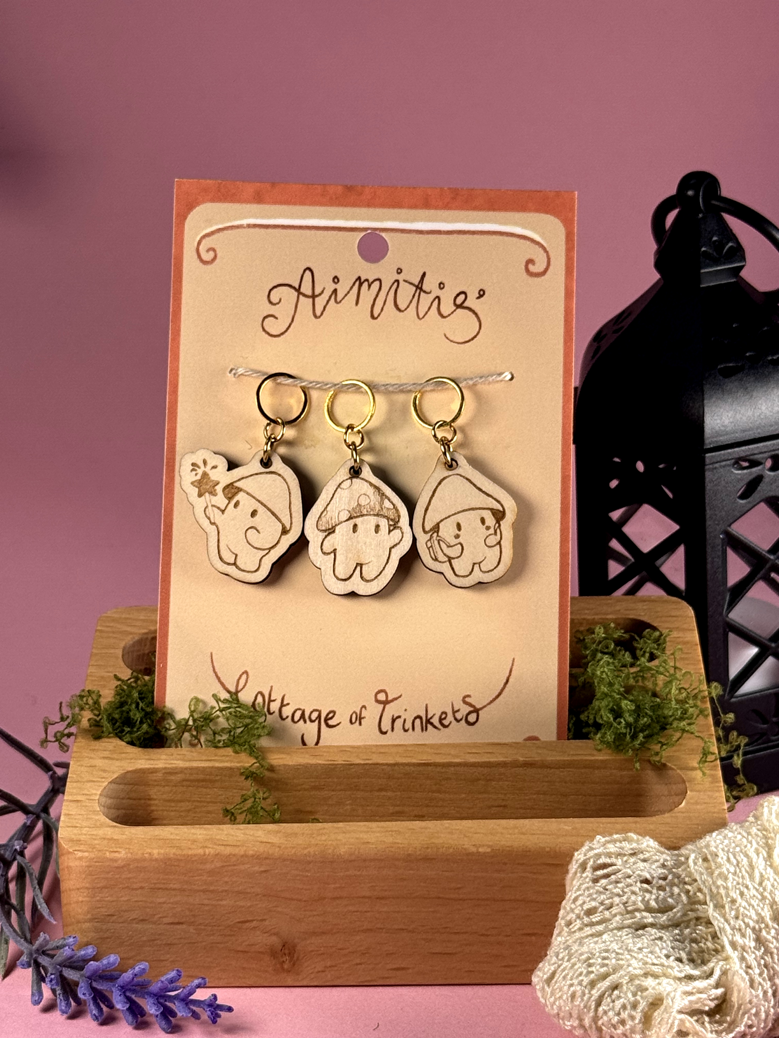 Stitch Markers | Mushies
